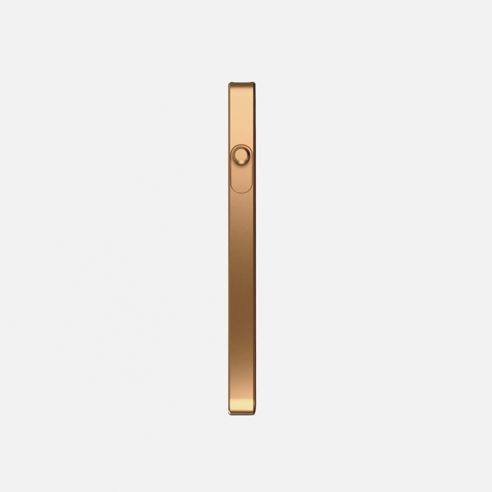 Porte‑cartes KAZE Flat – Or satiné, aluminium minimaliste