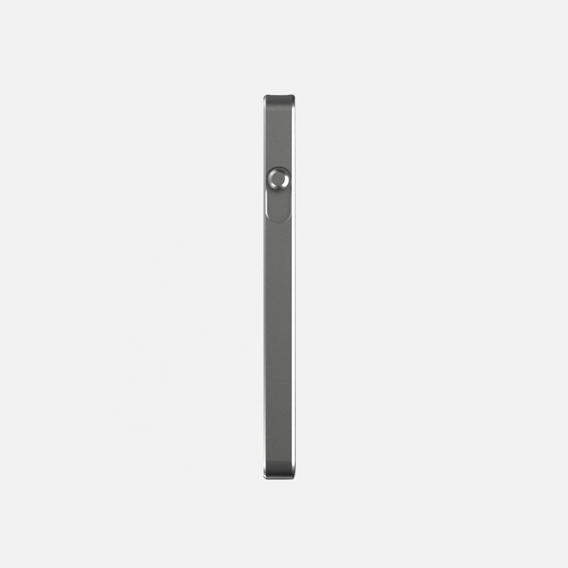 Porte‑cartes KAZE Flat – Argent, aluminium minimaliste