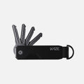 KAZE Porte-clefs Noir Métallique