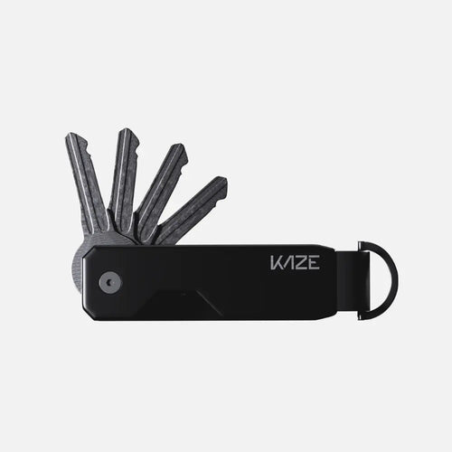 KAZE Porte-clefs Noir Métallique