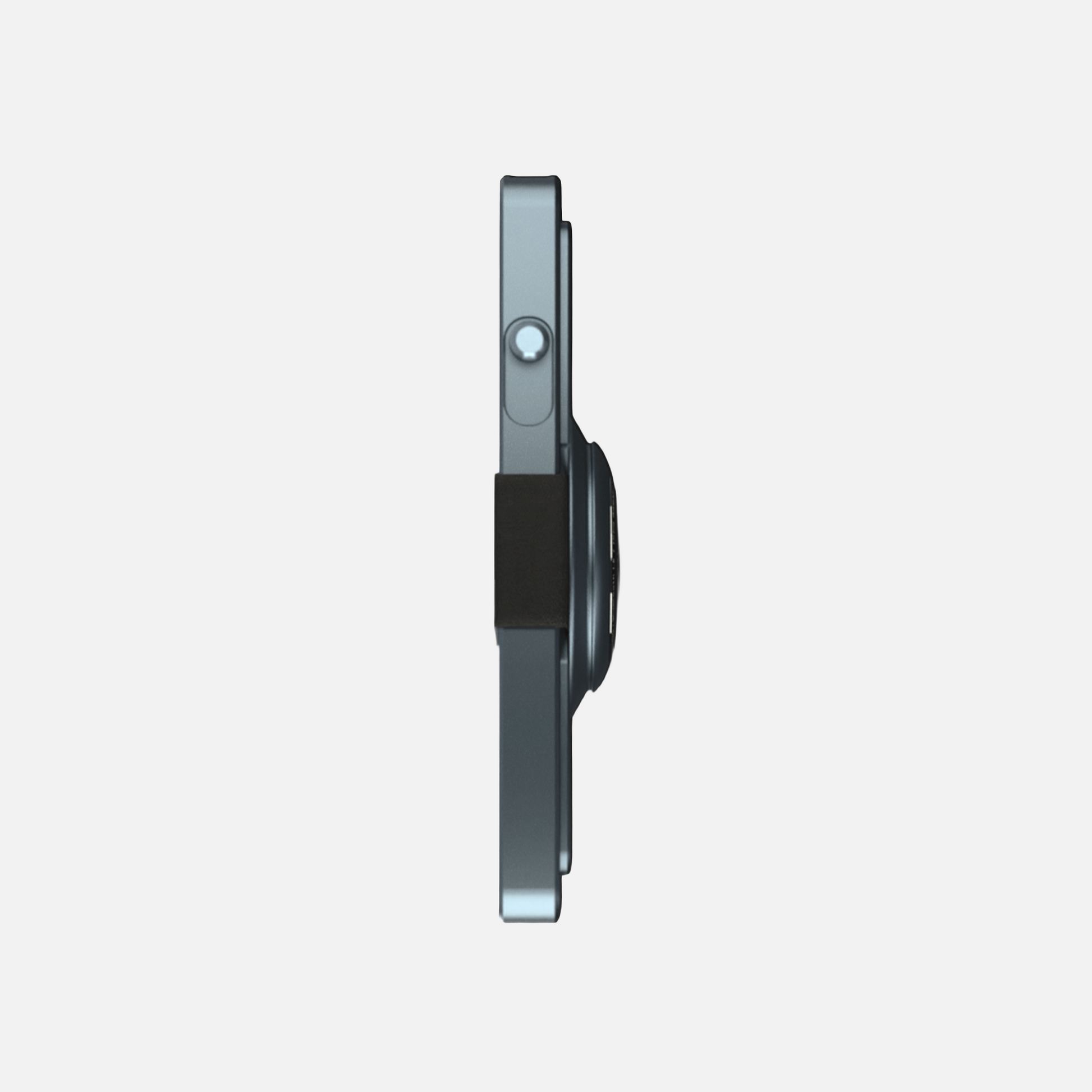 Porte‑cartes KAZE Tag – Bleu, aluminium minimaliste
