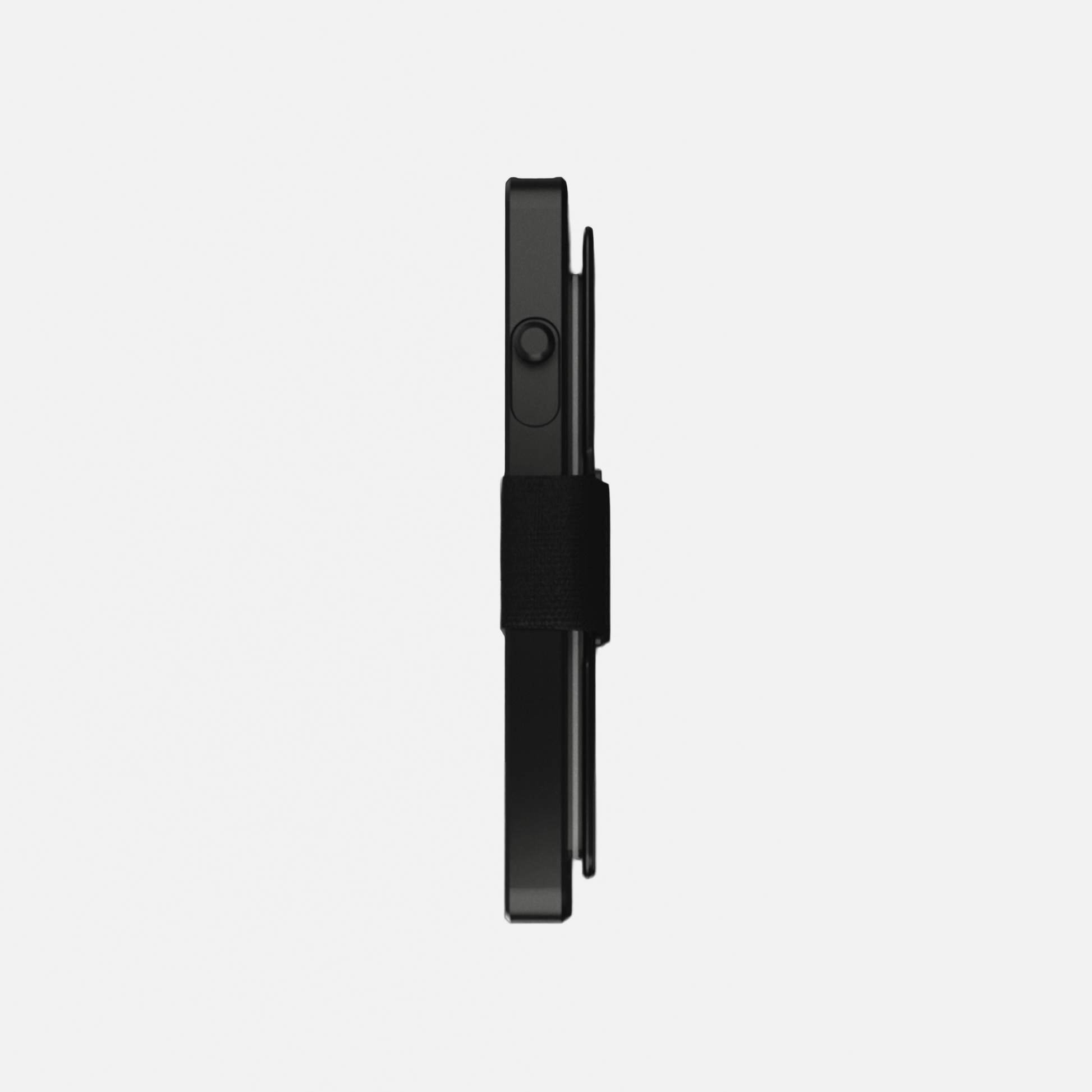 Porte‑cartes KAZE Extend – Noir mat, aluminium minimaliste