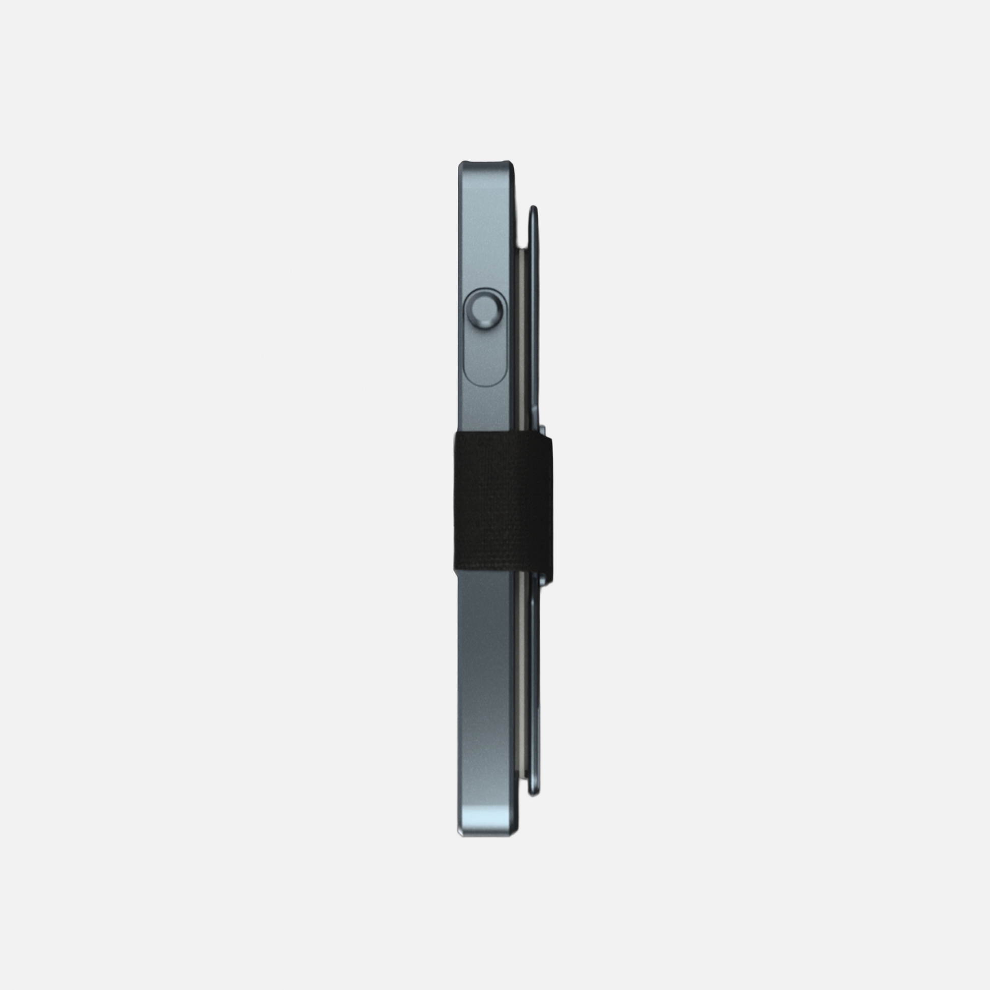 Porte‑cartes KAZE Extend – Bleu graphite, aluminium minimaliste