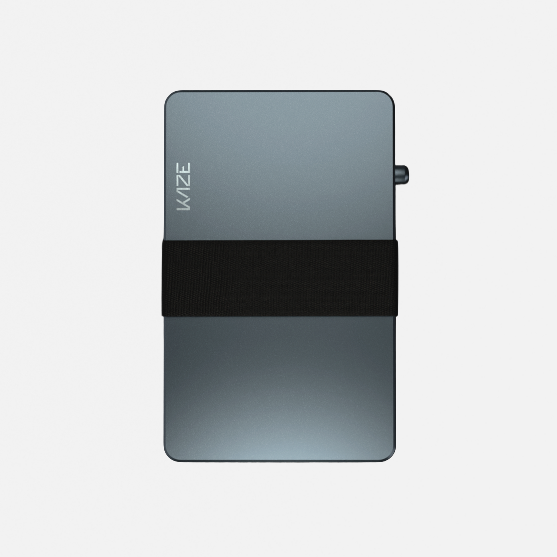 Porte‑cartes KAZE Tag – Bleu, aluminium minimaliste