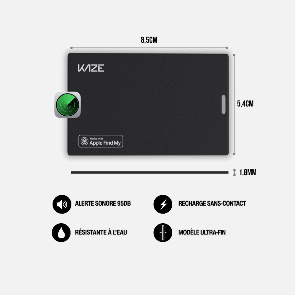 KAZE TrackCard - Apple