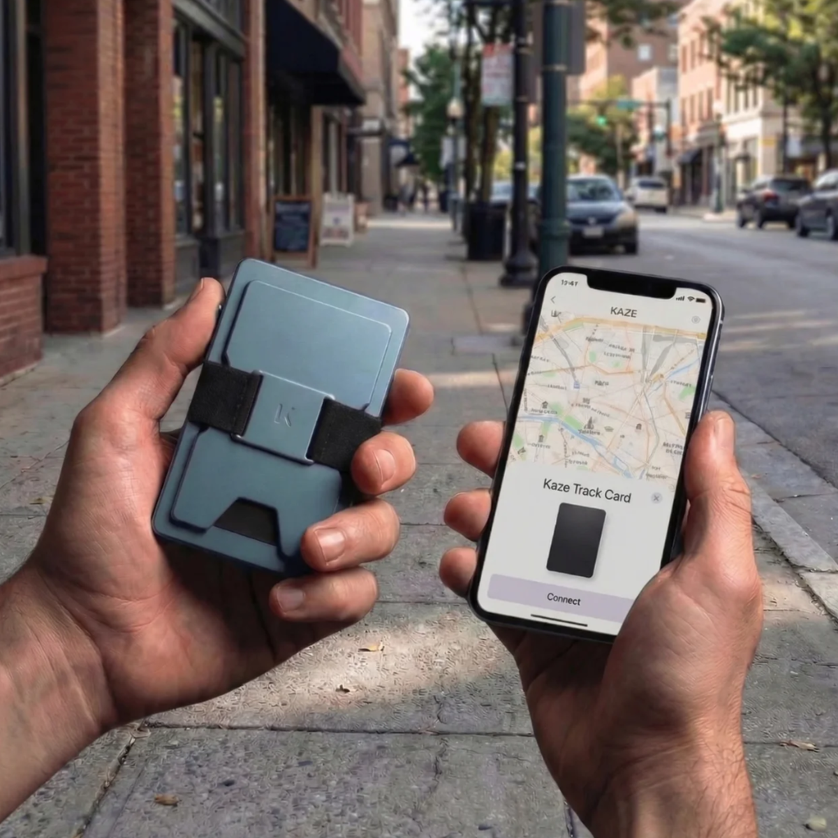 Never lose anything again. The TrackCard slips into your Wallet.